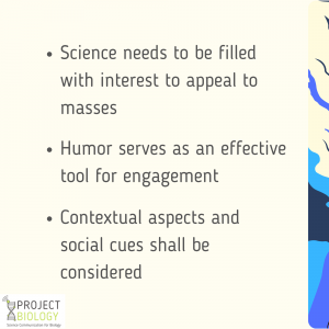 Science engagement through humor: Facts